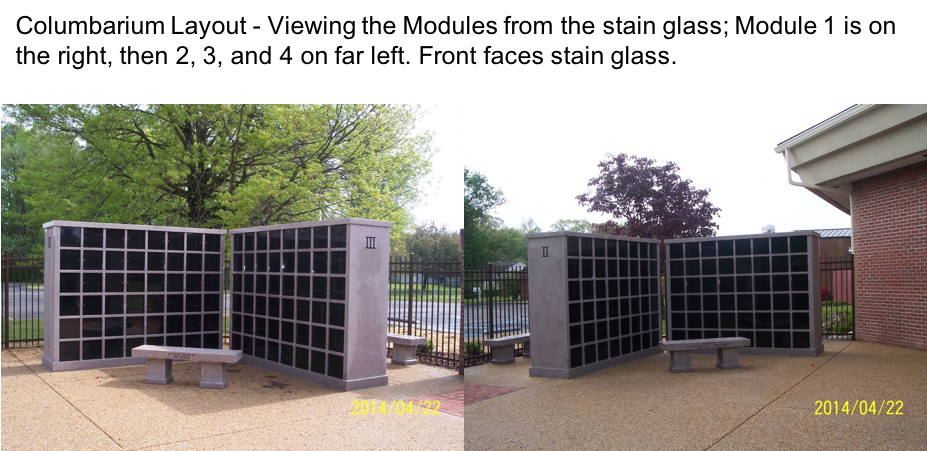 Columbarium layout